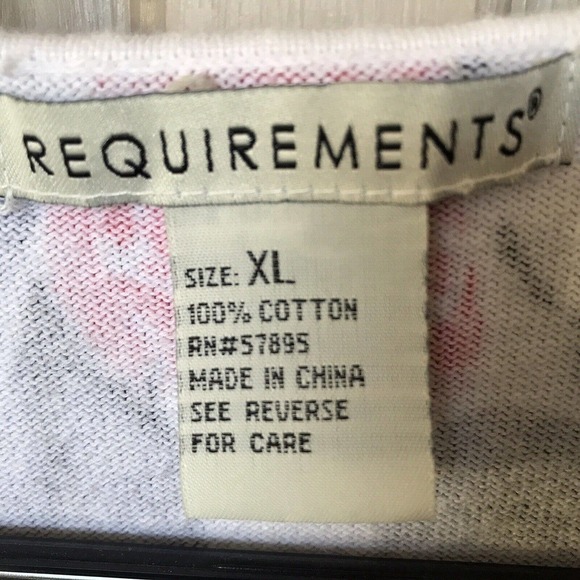 Requirements Sz XL Vintage Cardigan Round Neck Pre-Owned - Picture 3 of 6